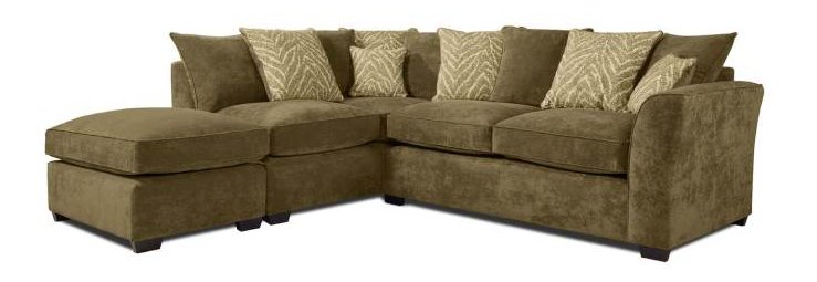 The Aldis Collection. Corner Chaise sofa (LHS) in Sage