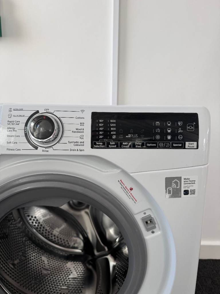 HOOVER H-Wash 350 H3WPS4106TM6-80 WiFi-enabled 9 kg 1400 Spin Washing Machine