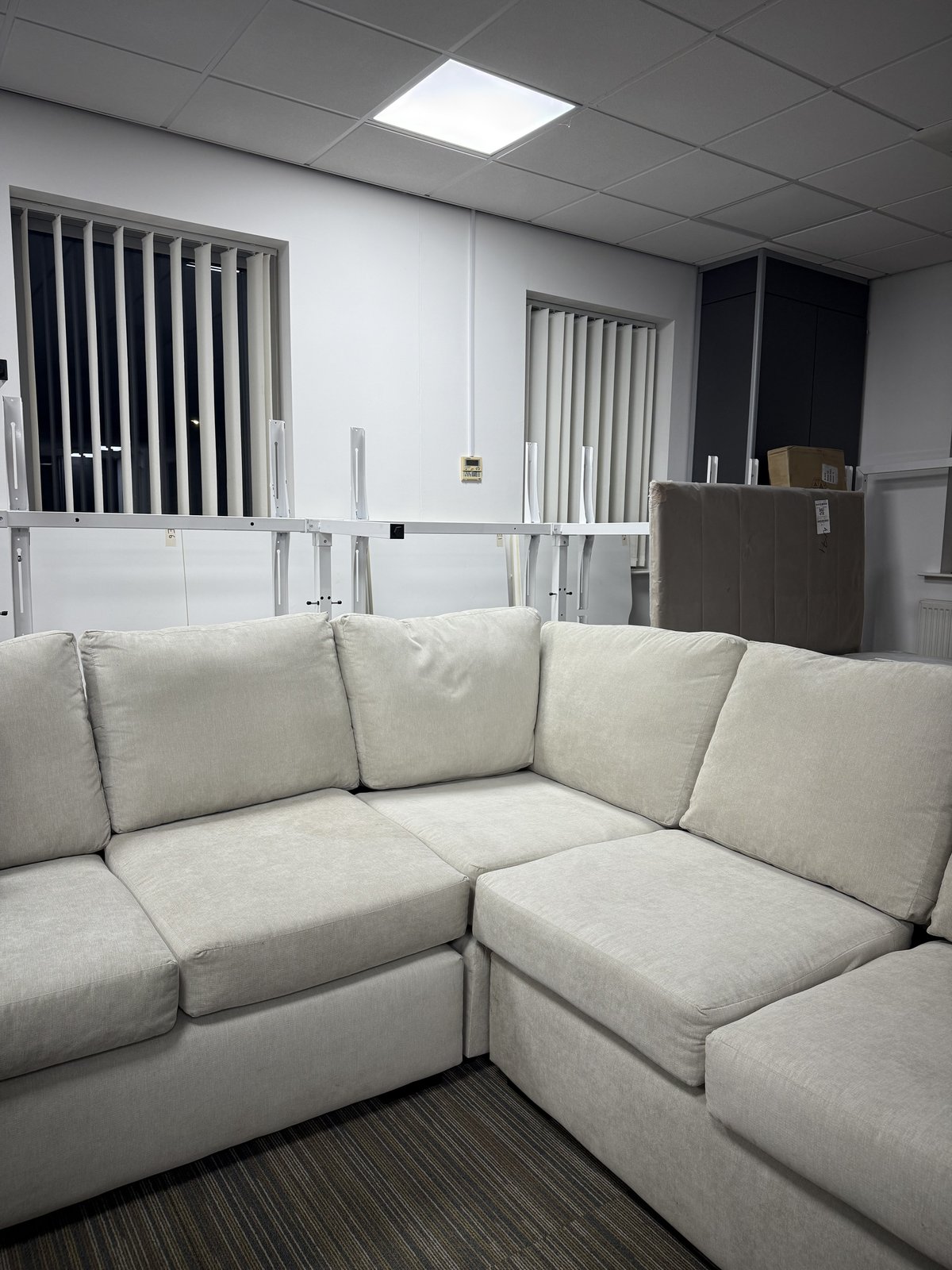 The Lucy Collection. Large Corner Sofa in Cream