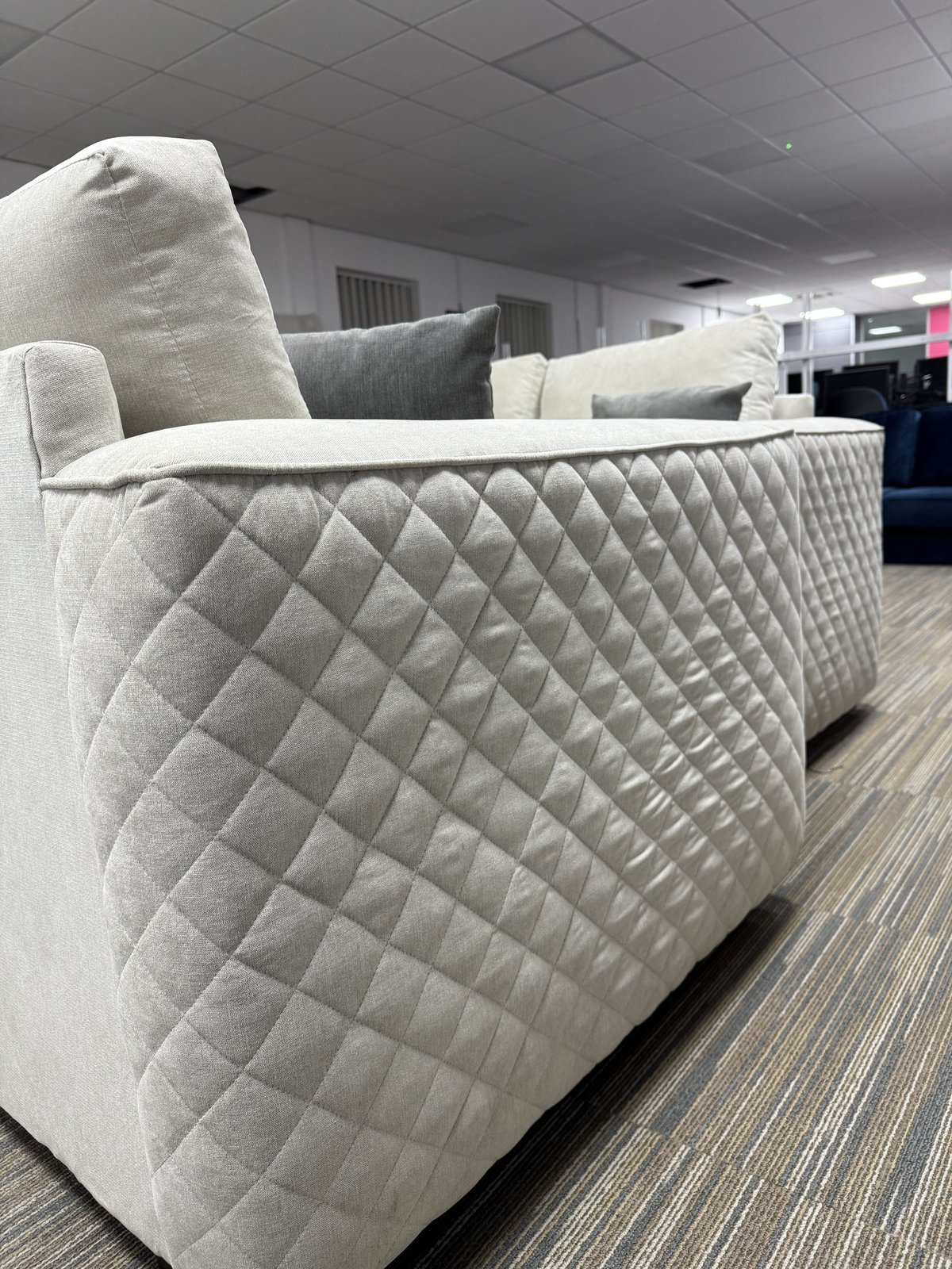 The Lucy Collection. Large Corner Sofa in Cream