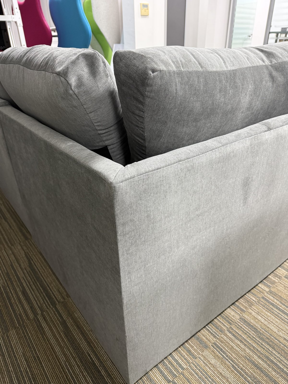 The Lucy Collection. Chaise Corner Sofa (LHS). in Grey