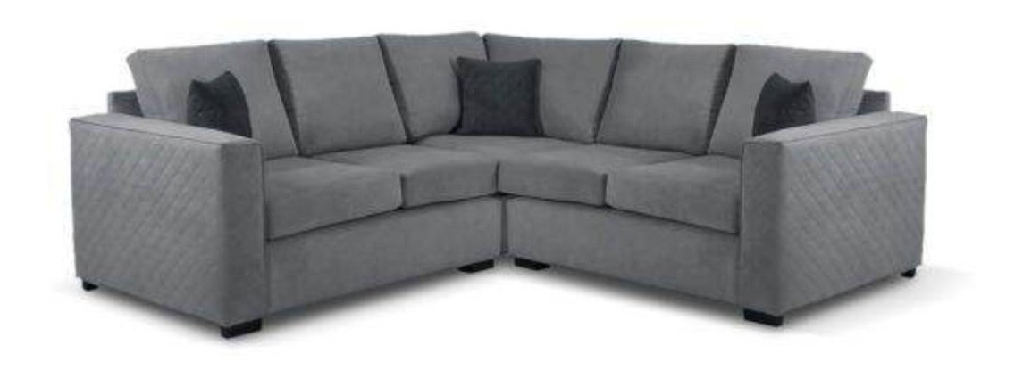 The Lucy Collection - Large Corner Sofa in Grey